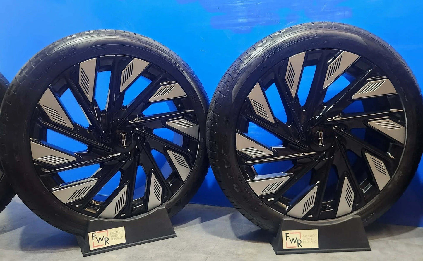 22” LINCOLN NAUTILUS WHEELS RIMS RC2T-1007-GA 2024 -2026 GENUINE OEM FACTORY