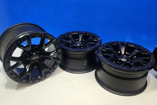 17" FORD RAPTOR F-150 BEADLOCK WHEELS RIMS 37” PACKAGE Factory OEM Stock BLACK