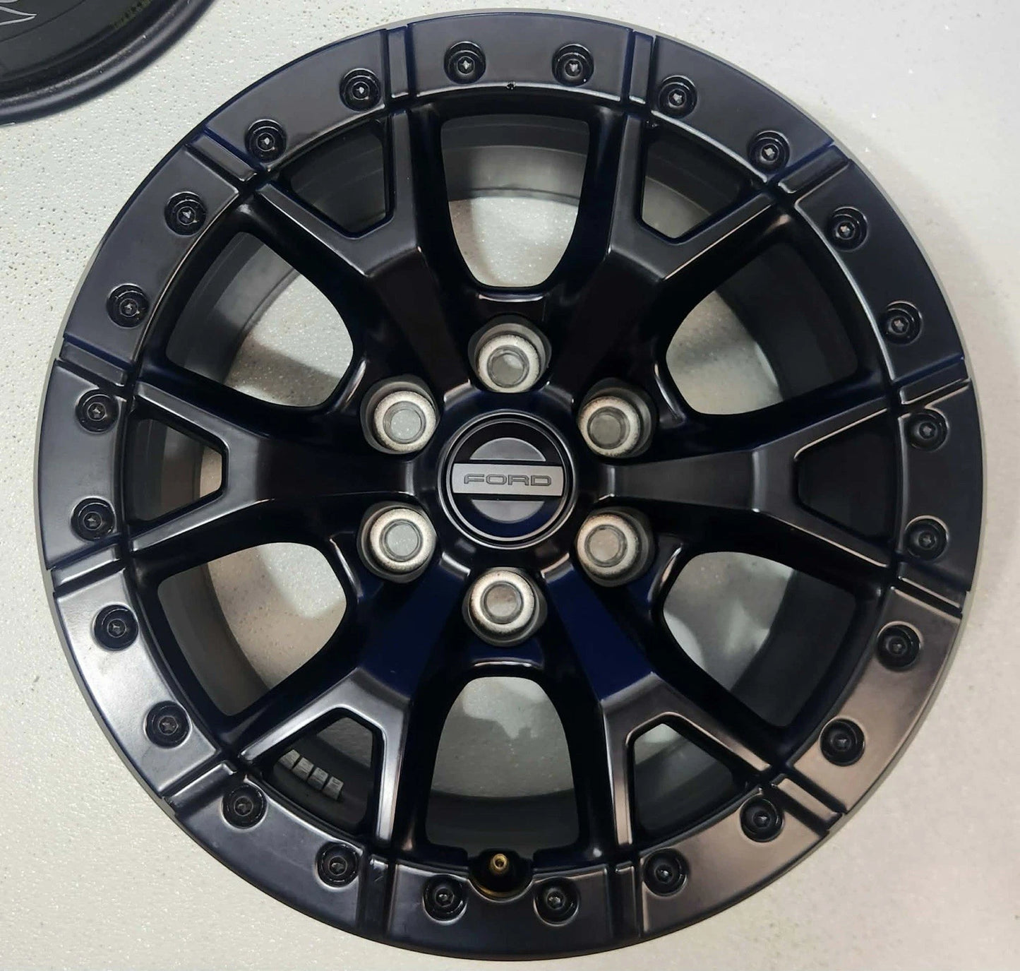 17" FORD RAPTOR F-150 BEADLOCK WHEELS RIMS 37” PACKAGE Factory OEM Stock BLACK