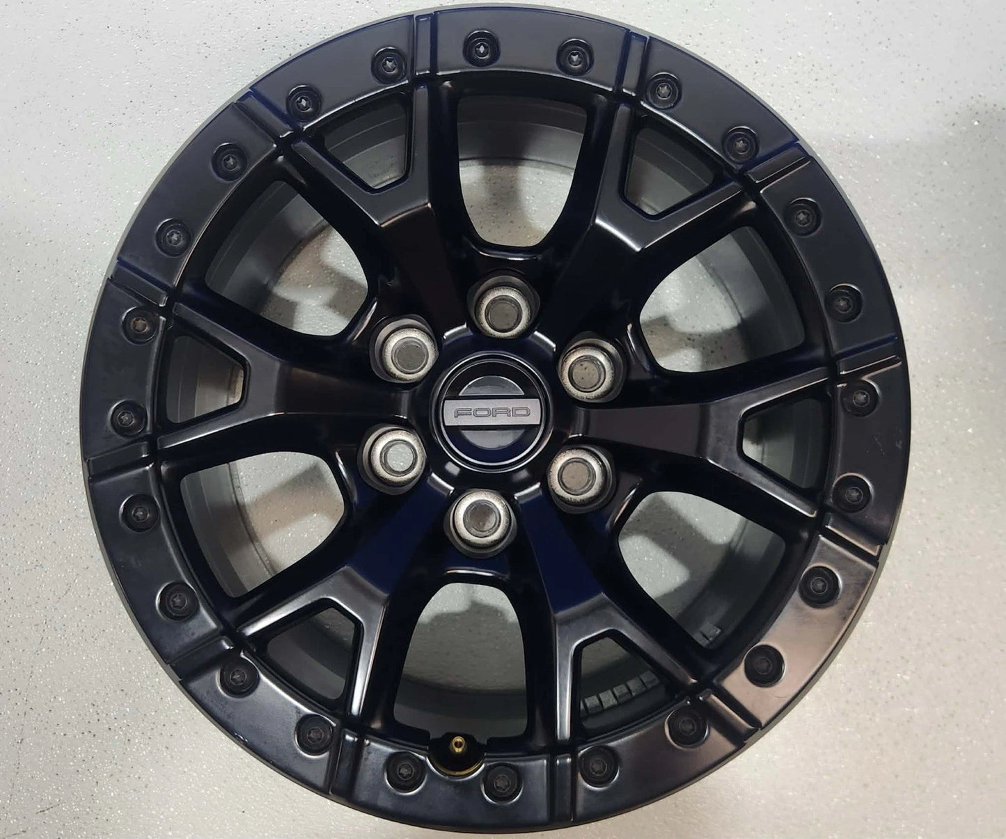 17" FORD RAPTOR F-150 BEADLOCK WHEELS RIMS 37” PACKAGE Factory OEM Stock BLACK