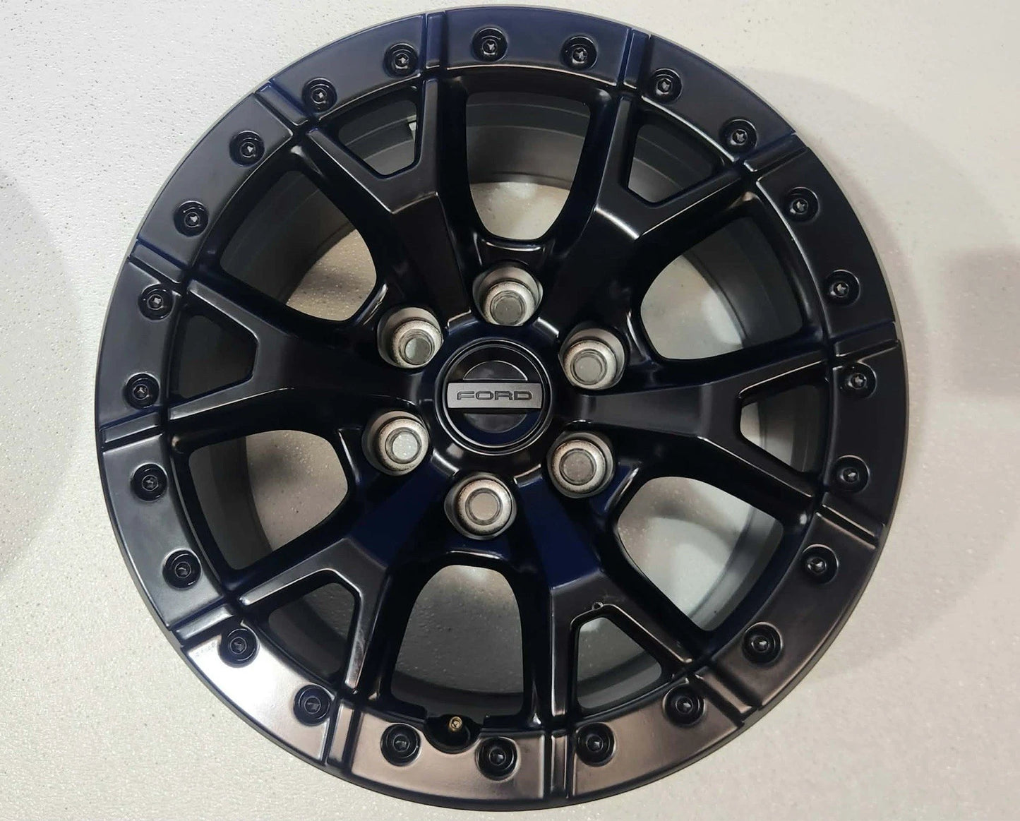 17" FORD RAPTOR F-150 BEADLOCK WHEELS RIMS 37” PACKAGE Factory OEM Stock BLACK