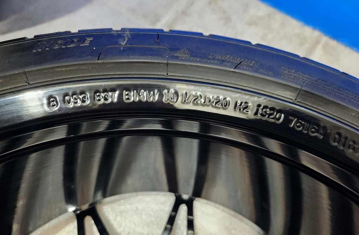 19" 20" BMW M3 M4 Comp 826M Black Machine Factory OEM Original Wheels Rims Tires