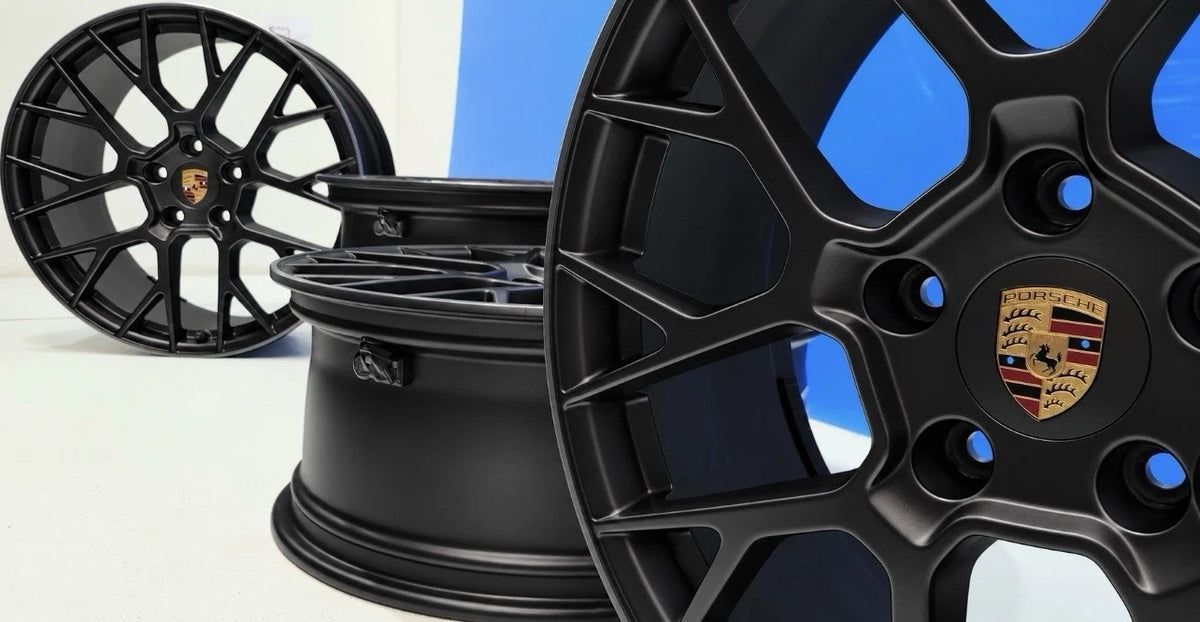20"21" Porsche Carerra S 992 911 992.1 Factory OEM RS Black Wheels Rims