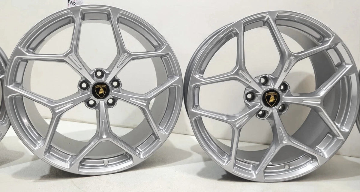 21” 22” LAMBORGHINI REVUELTO RIMS Factory OEM GENUINE WHEELS Silver