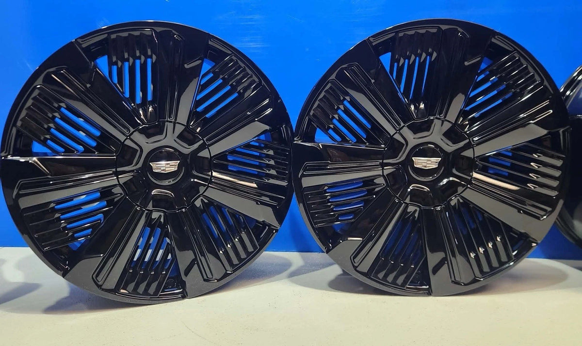 24" Cadillac Escalade IQ Premium Sport FACTORY OEM Wheels Rims GLOSS BLACK EV