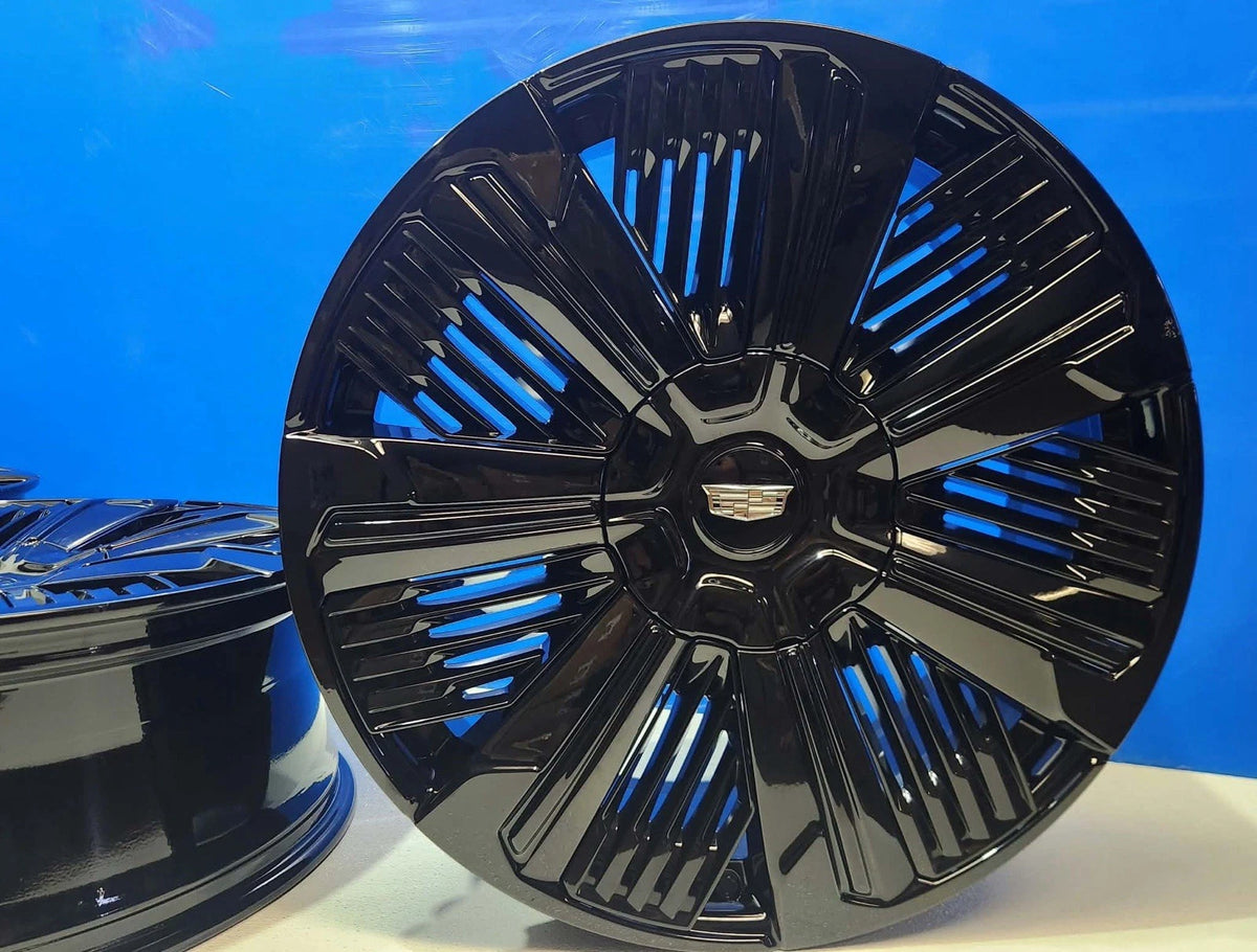 24" Cadillac Escalade IQ Premium Sport FACTORY OEM Wheels Rims GLOSS BLACK EV
