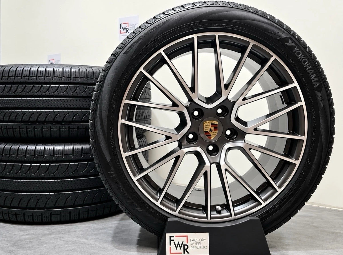 21" Porsche Cayenne GTS OEM RS Spyder Original Factory Stock Wheels Rims Tires