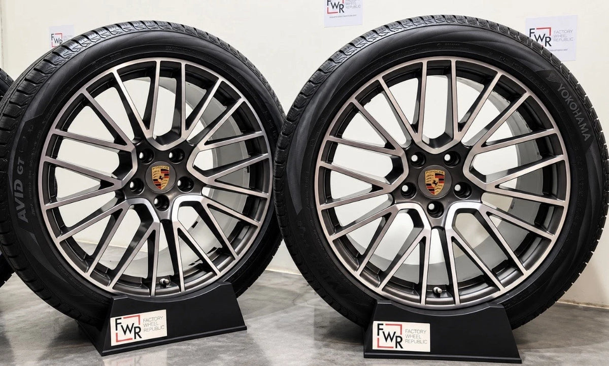 21" Porsche Cayenne GTS OEM RS Spyder Original Factory Stock Wheels Rims Tires