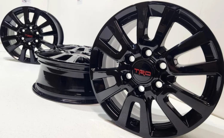 18” Toyota Land Cruiser TRD Factory OEM Wheels 2024 2025 2026 Rims Gloss Black 10643