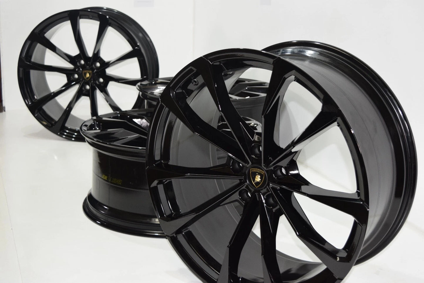 23" LAMBORGHINI URUS Factory OEM AUTHENTIC BLACK WHEELS RIMS rims 23 inch