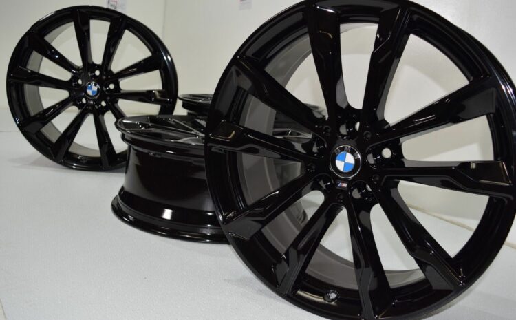 20" BMW G01 X3 G02 X4 Factory OEM Original black wheels rims M Sport 699M