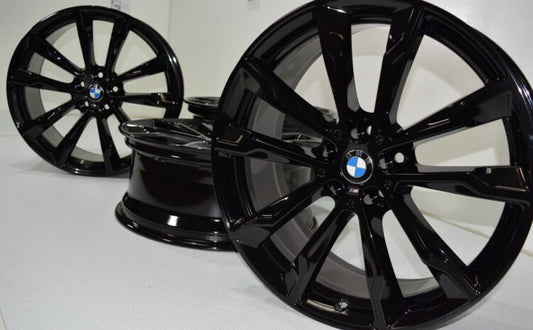 20" BMW G01 X3 G02 X4 Factory OEM Original black wheels rims M Sport 699M