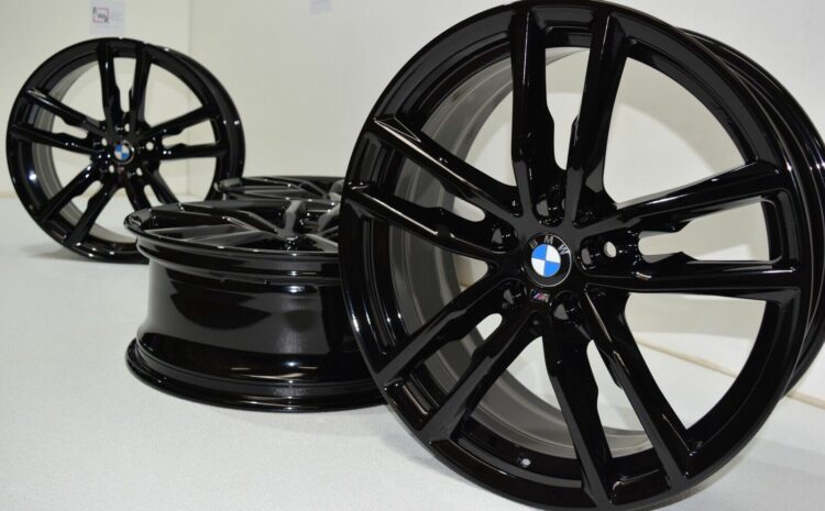 19” Black BMW X3 X4 X2 X1 Wheels Rims Factory OEM Original 698M
