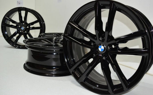 19” Black BMW X3 X4 X2 X1 Wheels Rims Factory OEM Original 698M