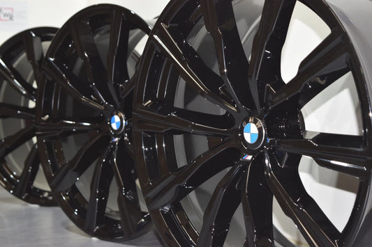 BMW 20" G05 X5 G06 X6 Factory OEM 740M 36118071996 Gloss Black rims wheels 20x9