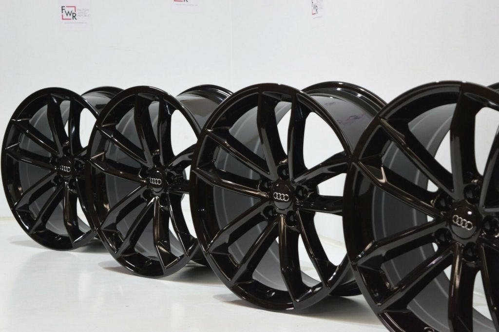 Audi S A S A Factory OEM Black Optic Sportback Rims Factory Wheel Republic