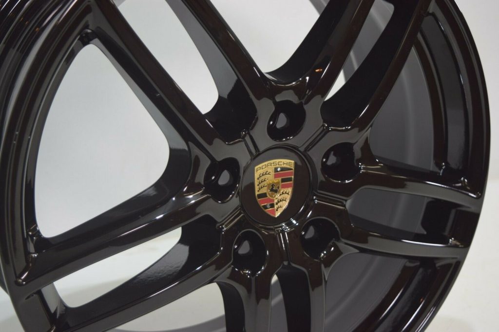19” Porsche Cayenne Black Factory OEM Wheels Rims 958362146009A1 (Copy