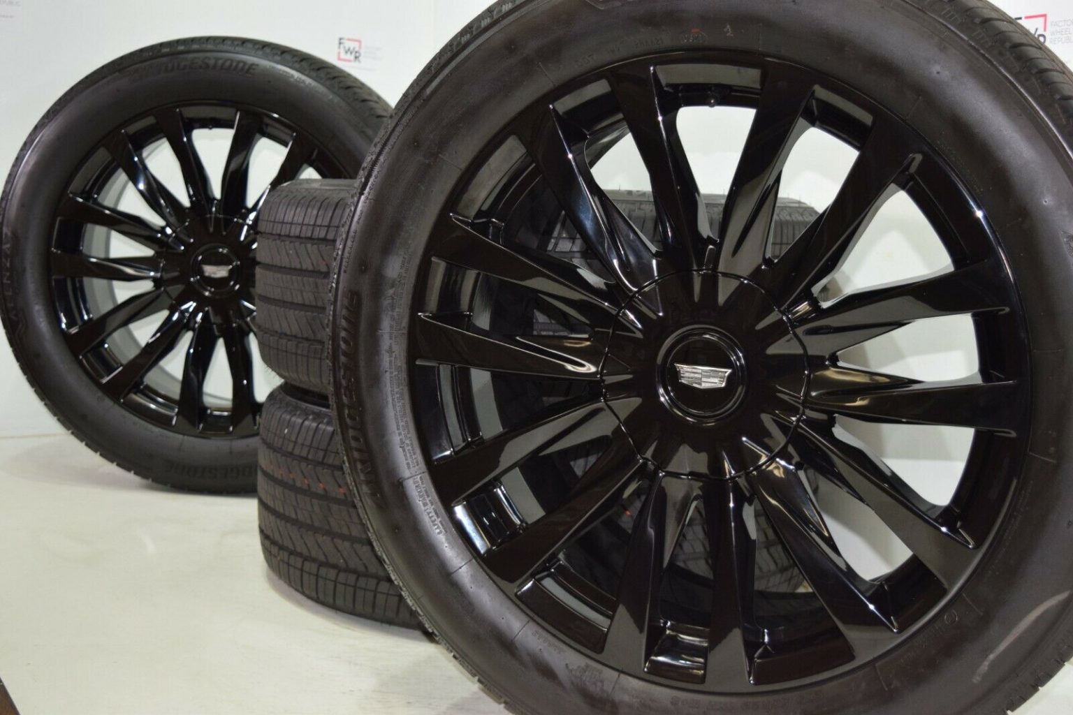 22″ Cadillac Escalade Platinum Black Factory OEM wheels Tires rims 2020 ...