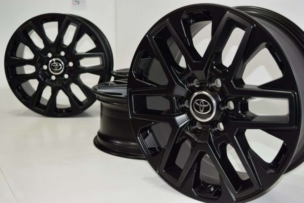 20″ Toyota Tundra TSS TRD OEM wheels rims SATIN BLACK 2022 2023 2024 ...