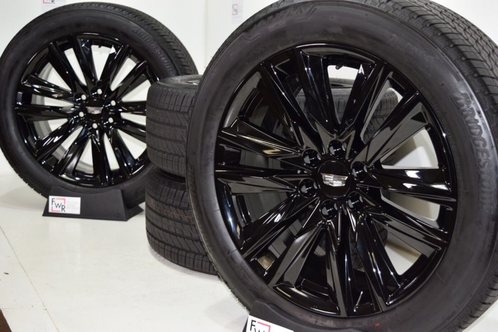 22″ Cadillac Escalade Sport Platinum Black 2022 Original Factory wheels ...